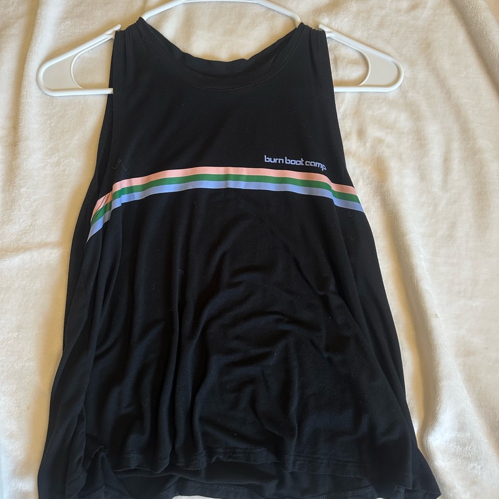 Black Burn Boot Camp Tank Top